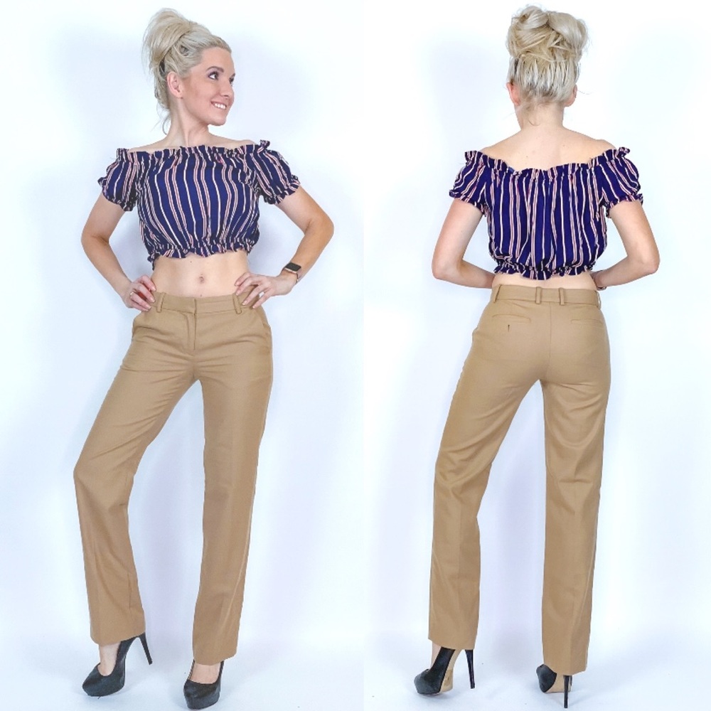 Blue Striped Crop Top - Picture 3 of 8